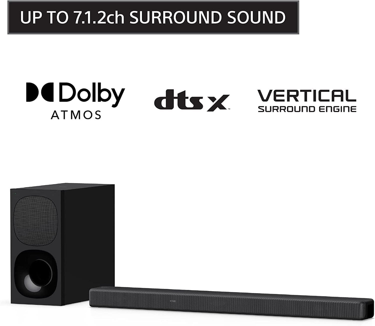 Sony 85 Inch KD85X85K-2022 4K TV with HT-G700 Soundbar