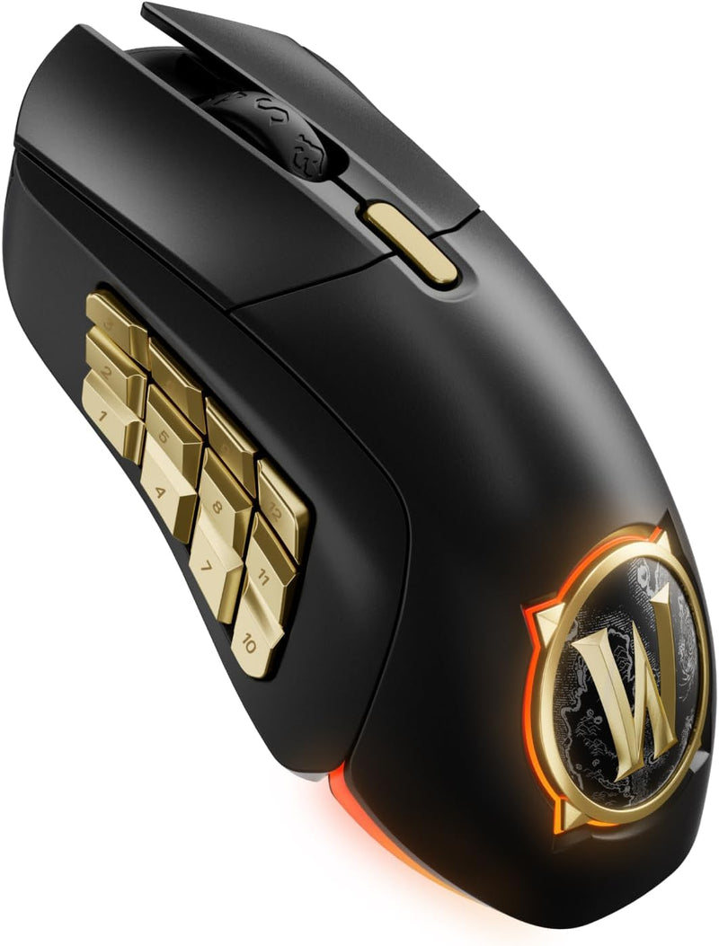 SteelSeries 62619 Aerox 9 Wireless WoW MMO Mouse — main product image