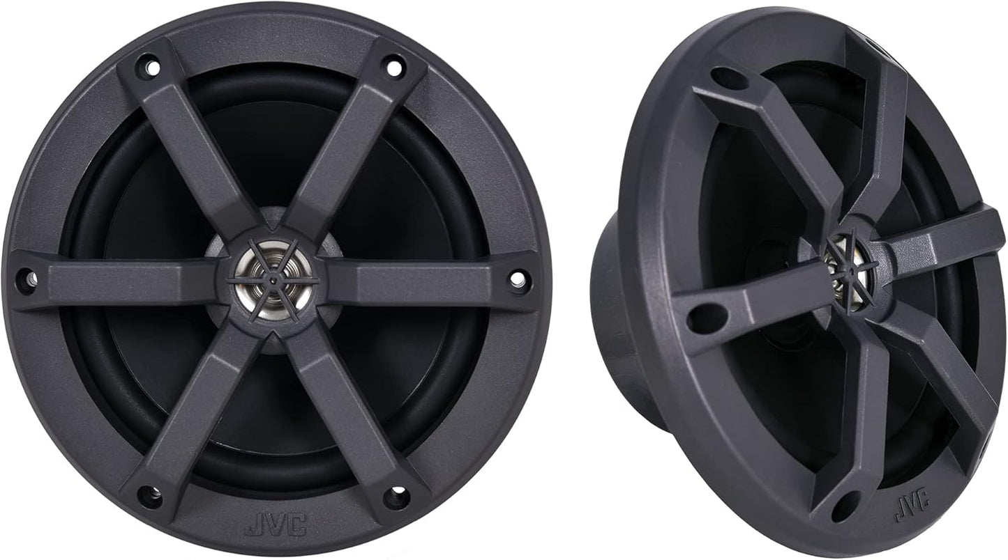 JVC CS-MS620 6.5" Marine Car Audio Speakers Waterproof