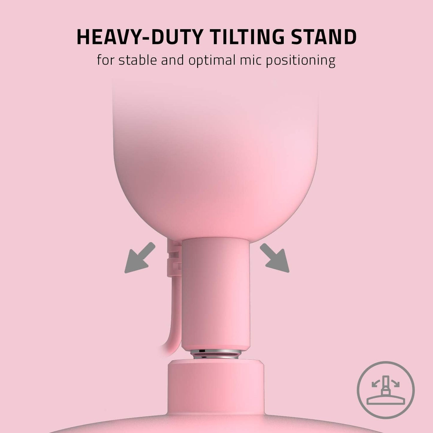 Razer Seiren Mini USB Streaming Microphone Quartz Pink Renewed