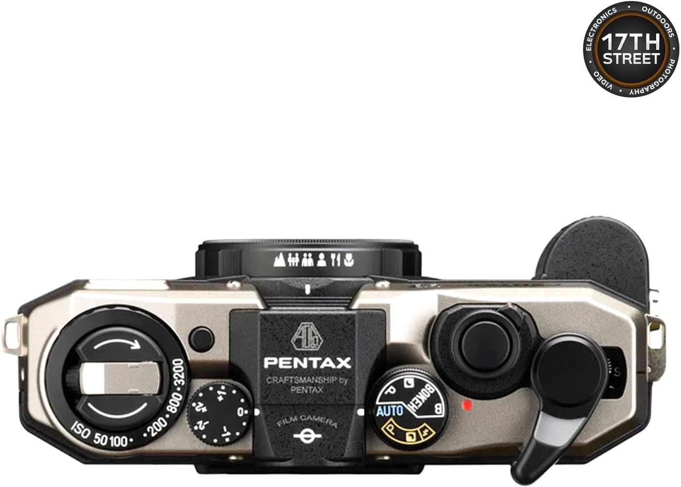 Pentax PEN18928-RIM-KIT1 17 Half-Frame Film Camera Kodak Gold Bundle