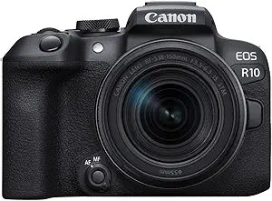 Canon 5331C016-cr EOS R10 Mirrorless Camera w/RF-S18-150mm Lens (Renewed)