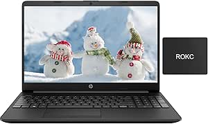 HP 2021 15" Thin Intel N4020 Laptop Bundle