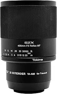 Tokina TO1-KSZX40020 SZX-400mm + 2X Extender T-Mount Kit