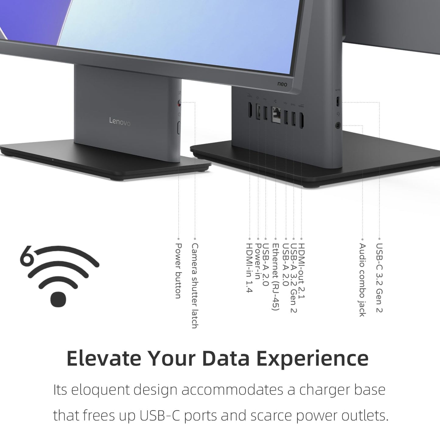 Lenovo 12SA ThinkCentre Neo 50a 27" i7 All-in-One Desktop
