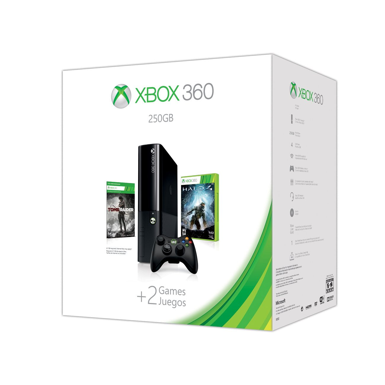 Microsoft N2V-00009 Xbox 360 250GB Console Halo 4 Bundle