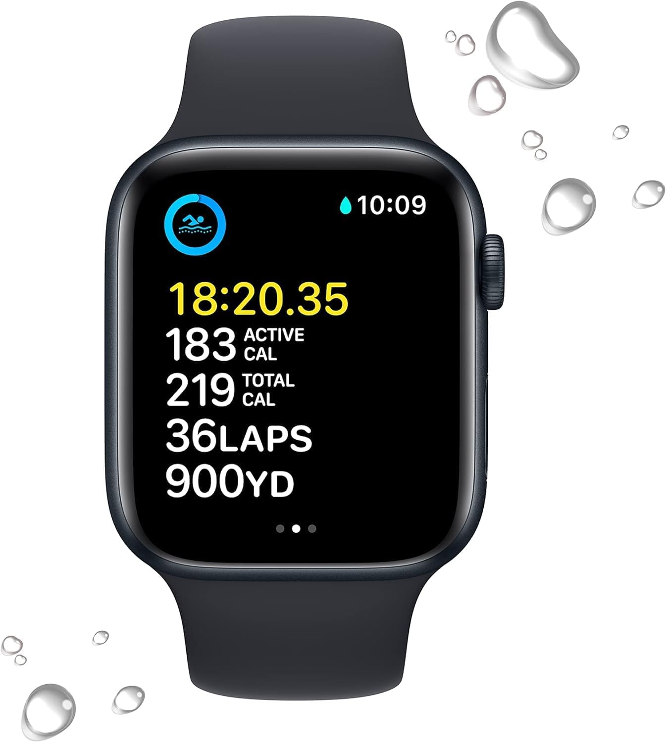 Apple Series SE 2nd Gen 44mm Watch - Midnight (Renewed)