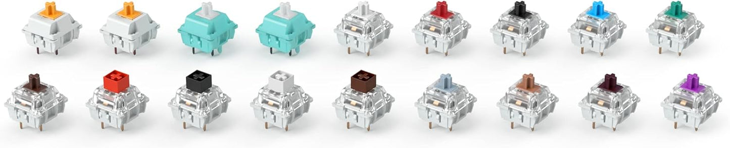 Glorious G-KG Keyboard Switch Sample Pack - Gateron, Kailh, Panda, Lynx