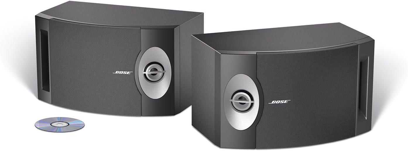 Bose 201-V Stereo Bookshelf Loudspeakers Pair Black