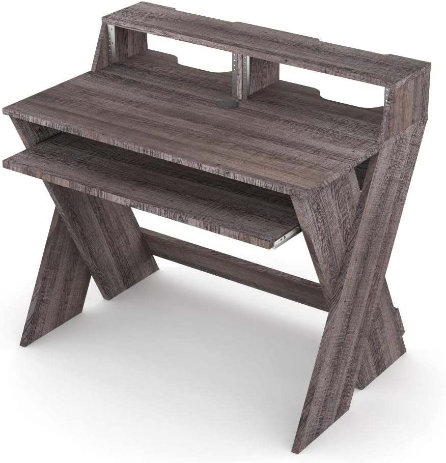 Glorious AMS-SOUND-DESK-COM-WAL Compact Studio Desk Walnut