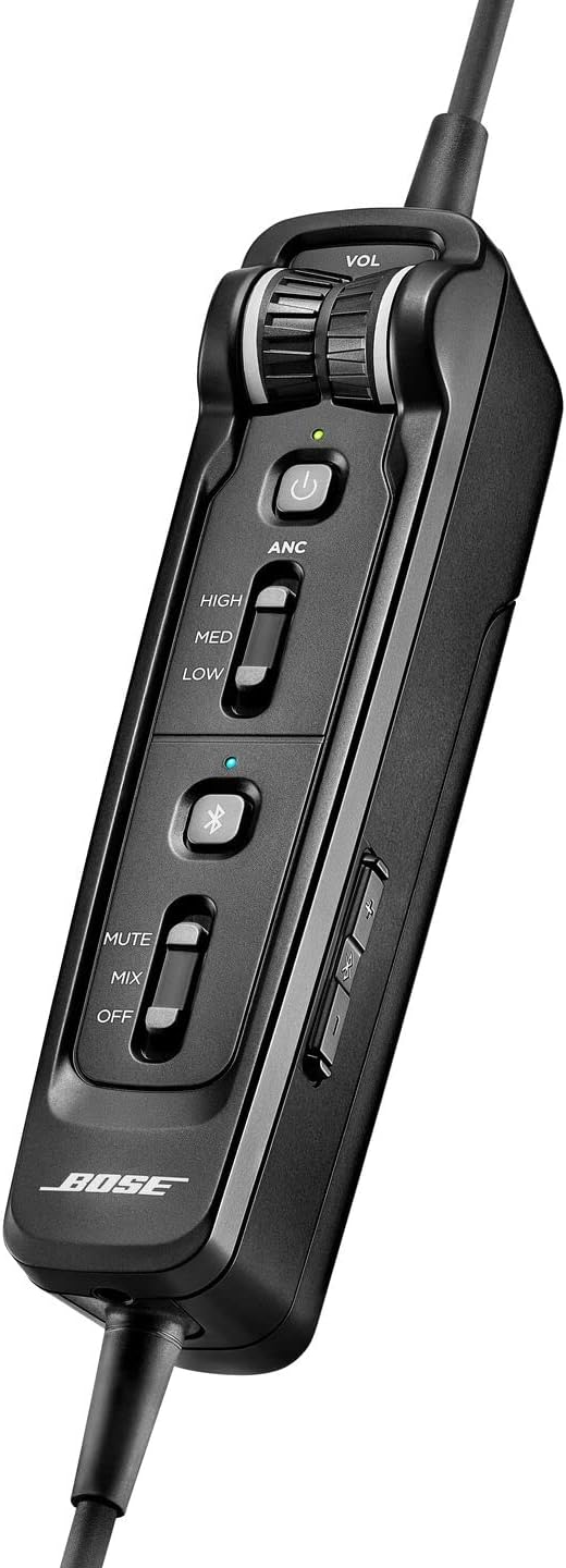 Bose 857641-3140 A30 Aviation Headset Bluetooth LEMO - Black