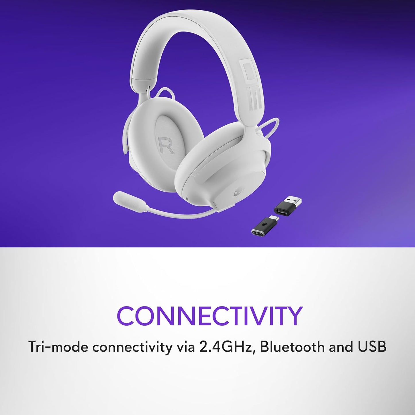 Alienware Pro Wireless Gaming Headset - Lunar Light
