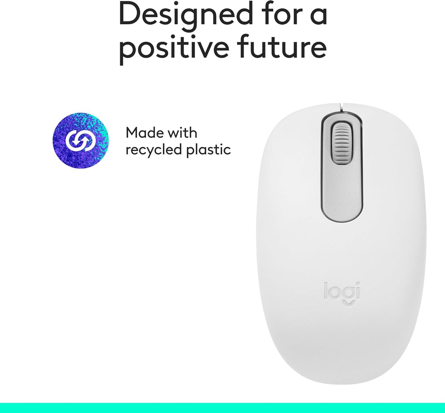 Logitech 910-007438 M196 Bluetooth Mouse - Off White