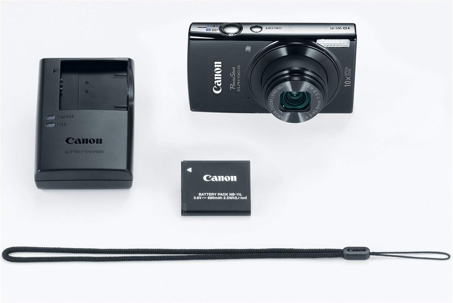 Canon ELPH 190 IS PowerShot 10x Zoom Digital Camera
