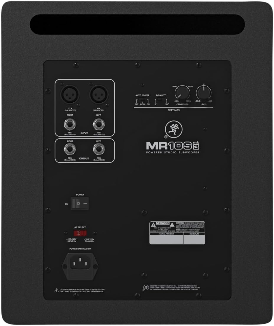 Mackie MR10Smk3 10-Inch Powered Studio Subwoofer - mk3 Series