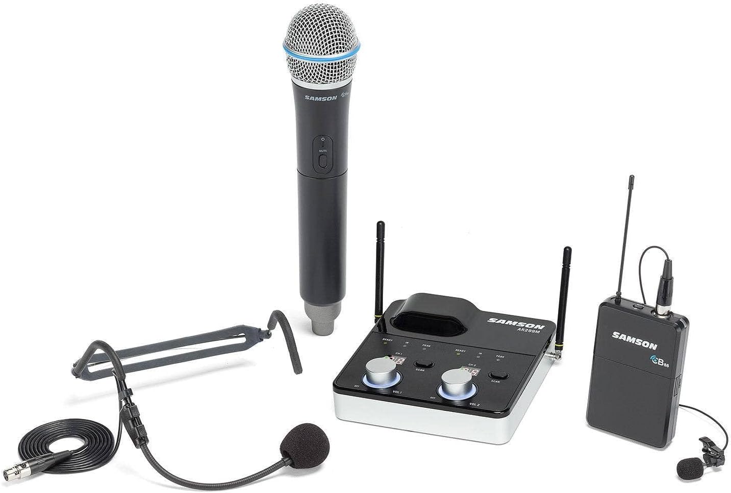 Samson Concert 288m C288MALL-D - Dual Wireless System with Lavalier & Headset