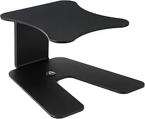 K&M 26774.000.56 Table Monitor Speaker Stand Height Adjustable - Black — main product image