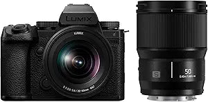 Panasonic LUMIX S5IIX Mirrorless Camera with 50mm F1.8 Lens — main product image