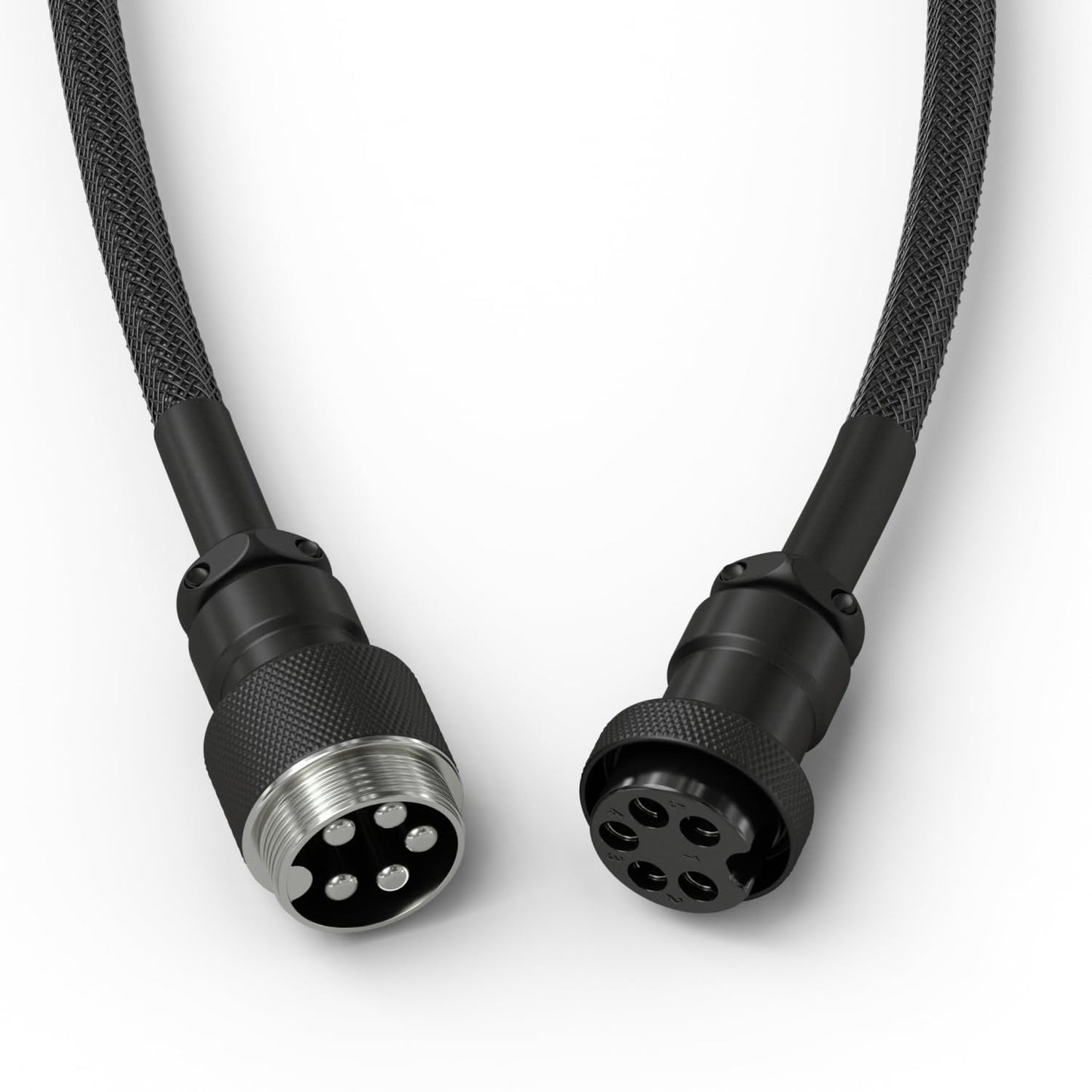 Glorious GLO-KB-ACC-CBL-COIL-PBLK Black Coiled Keyboard Cable