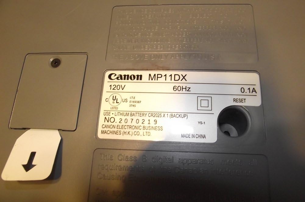 Canon MP18D II 12-Digit Printing Calculator
