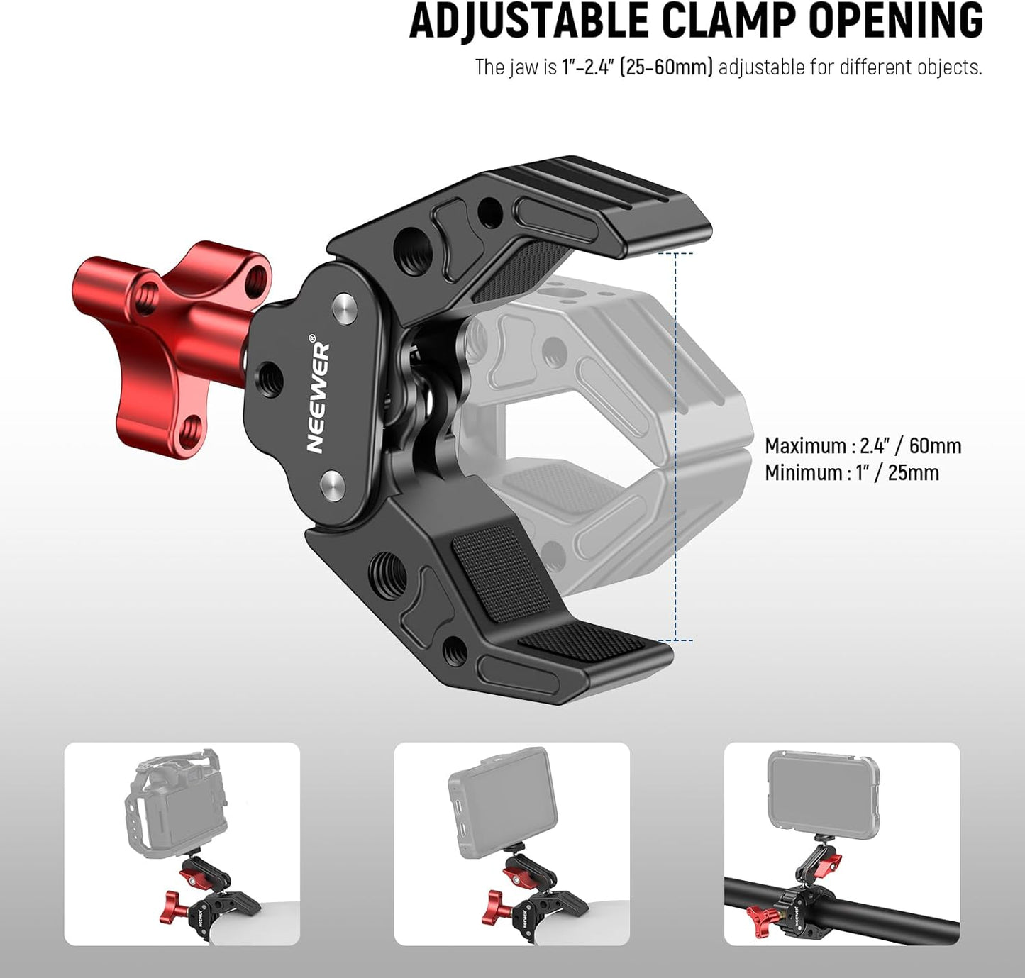 Neewer 10102334 Super Clamp Magic Arm Camera