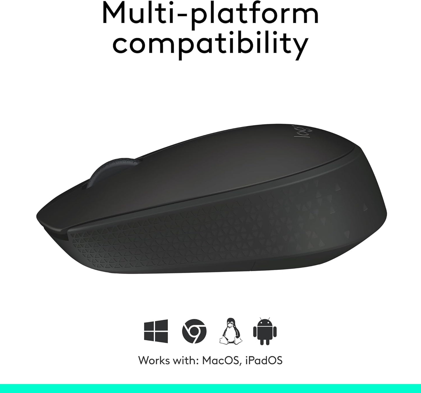 Logitech 910-004940 M170 Black Wireless Mouse