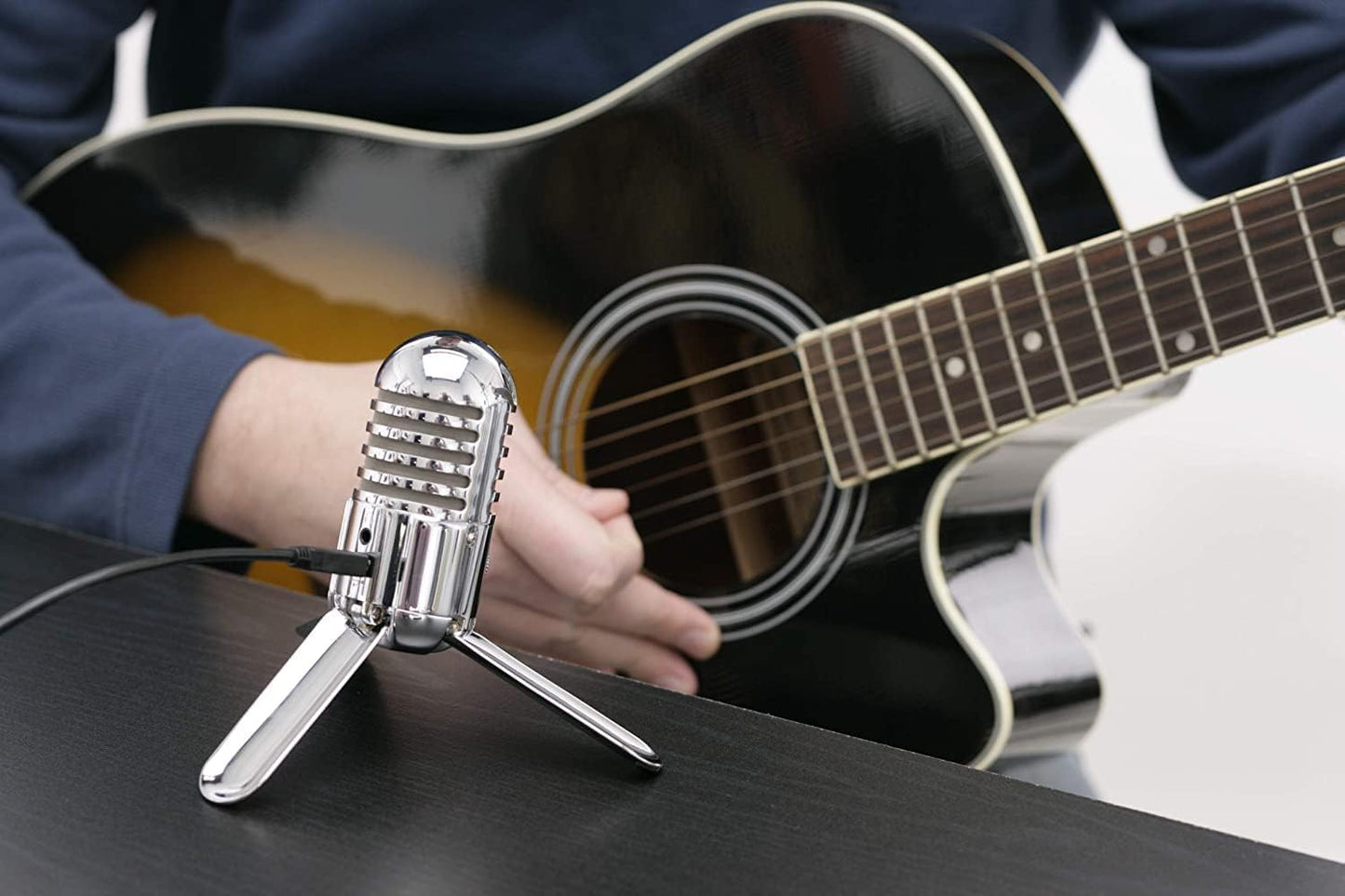 Samson SAMTRBR Meteor Mic USB Studio Microphone - Titanium Black/Red