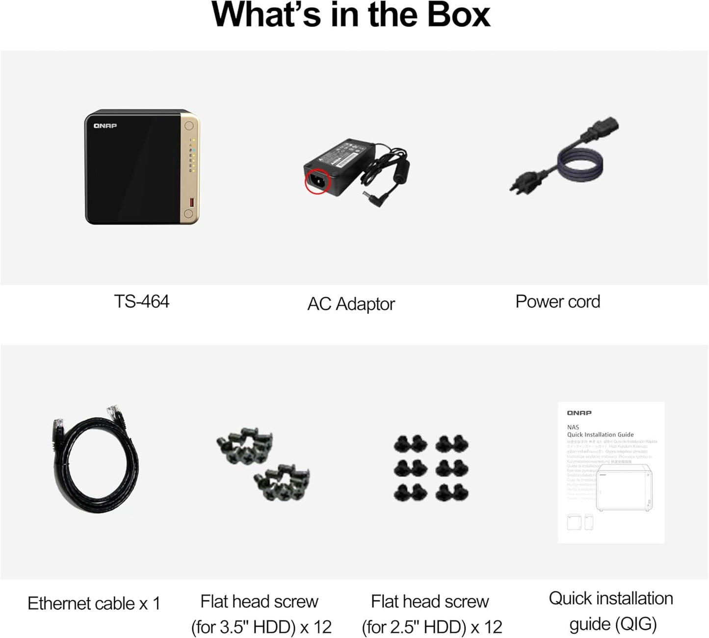 QNAP TS-464 High-Performance 4-Bay Desktop NAS