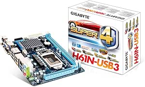 Gigabyte GA-H61N-USB3-B3 S1155 MINIITX Motherboard — main product image