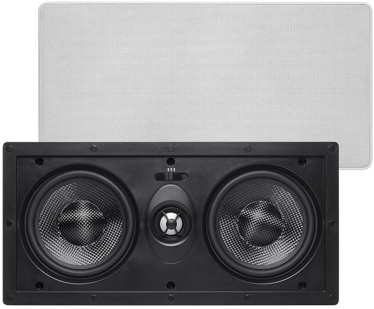 Monoprice 113616 2-Way Carbon Fiber In-Wall Speaker — main product image