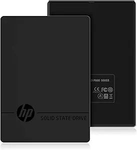 HP P600 250GB Portable USB 3.1 External SSD (Renewed) — main product image