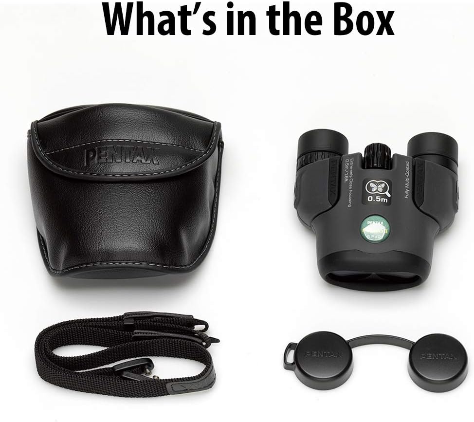 Pentax Papilio II 6.5x21 Close-Up Binoculars - Gray