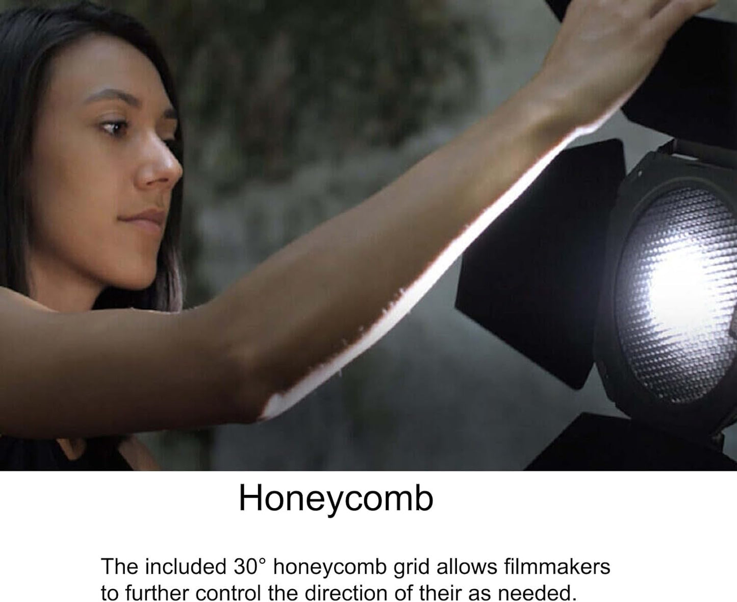 Aputure Bowens Mount Barn Doors with Honeycomb Grid