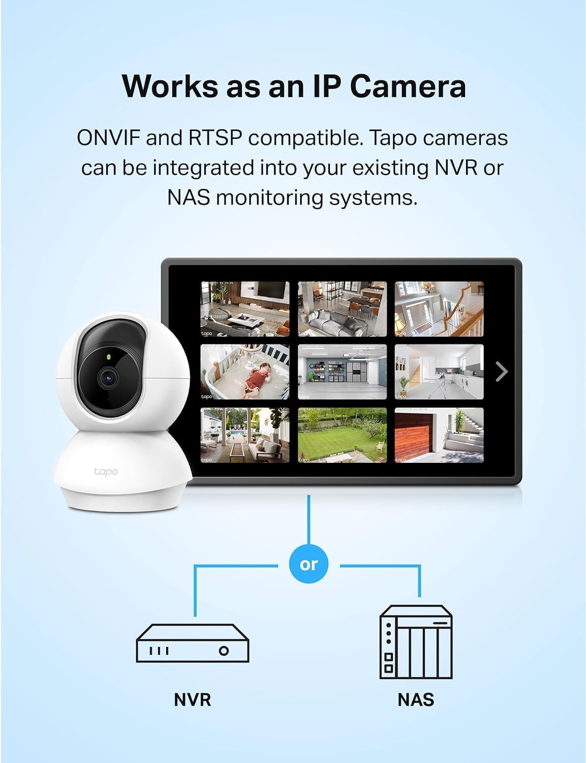 TP-Link Tapo C200 Pan Tilt Home Security Camera