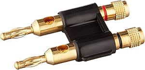 Monoprice 102945 Dual Copper Speaker Banana Plugs