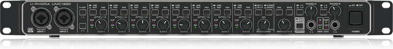 Behringer UMC1820 U-Phoria USB Audio Interface — main product image