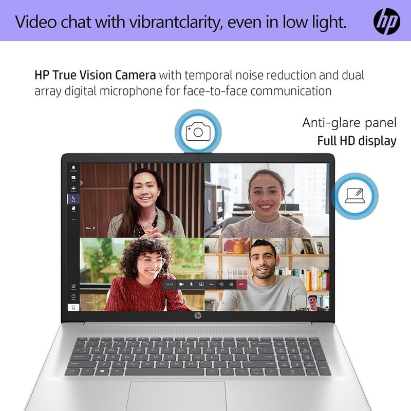 HP 2024 17 Pavilion Laptop 17.3'' FHD IPS i3-1215U