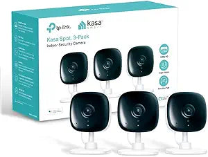 TP-Link KC100P3 Kasa Smart 1080P Indoor Camera 3-Pack