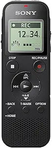 Sony ICD-PX470 Digital Voice Recorder 16GB SD Bundle