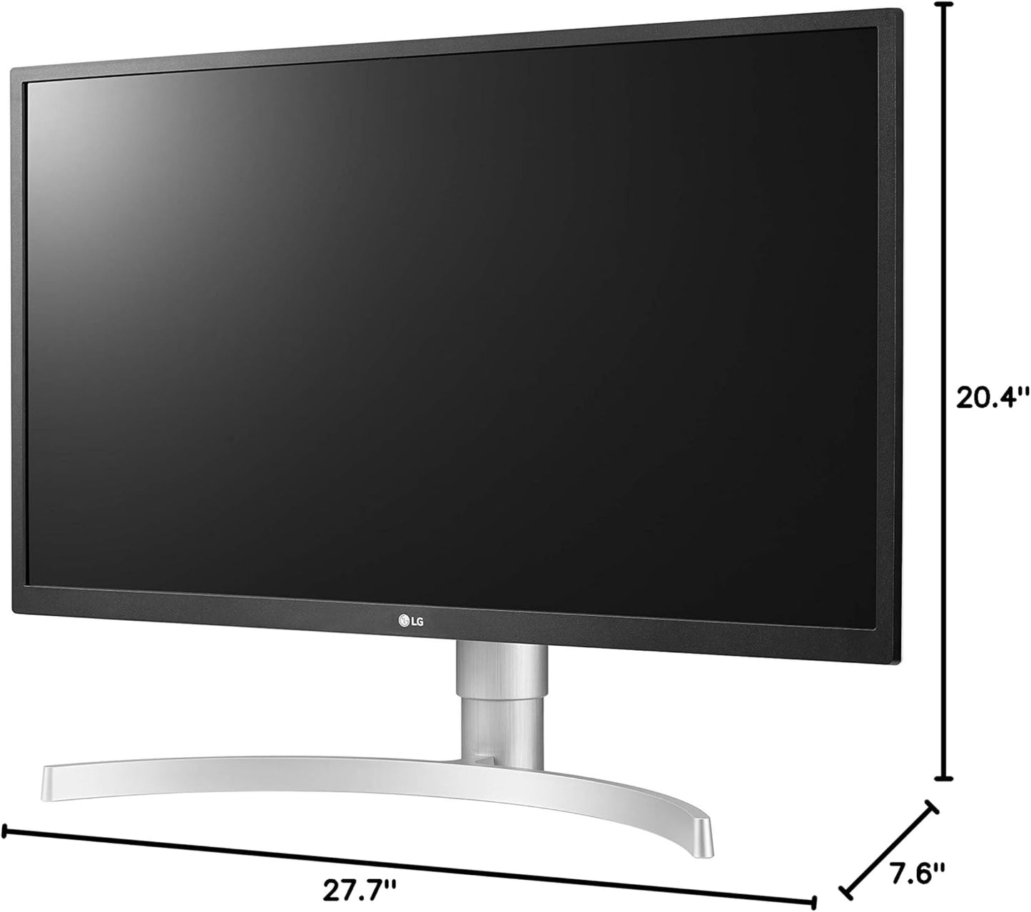 LG 27UL550-W 27-inch 4K UHD IPS Monitor - HDR10