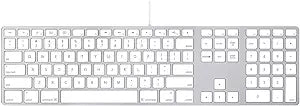 Apple MB110LL/A Wired Keyboard with Numeric Keypad Renewed