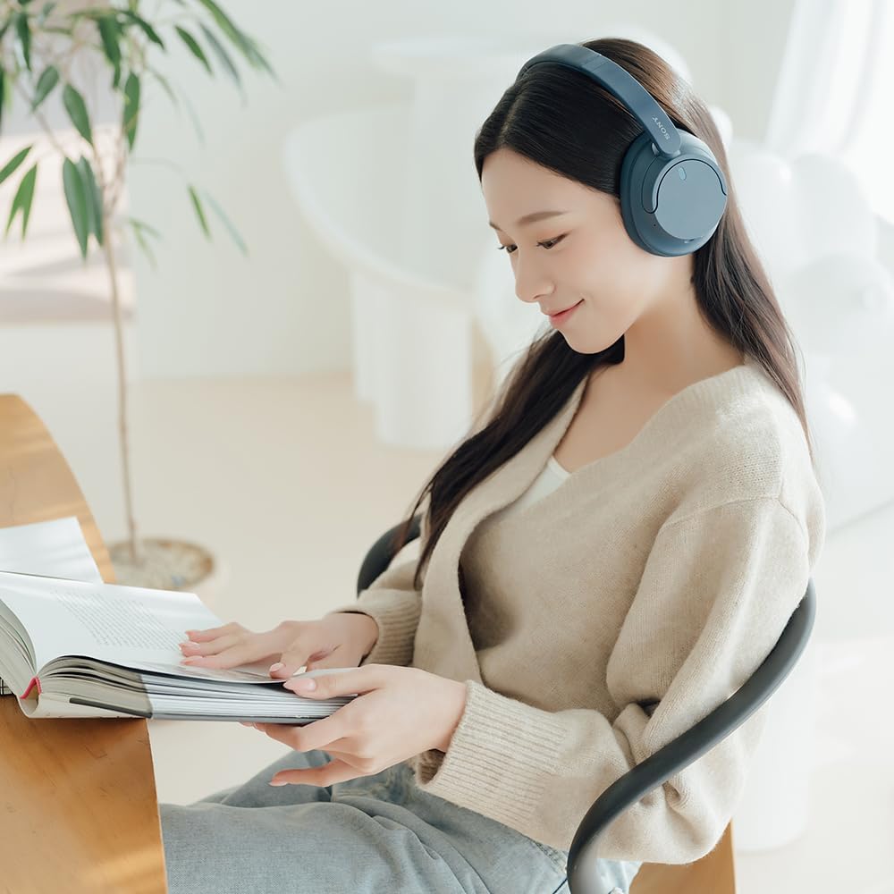 Sony WH-CH720NL Noise Canceling Wireless Bluetooth Headphones - Blue