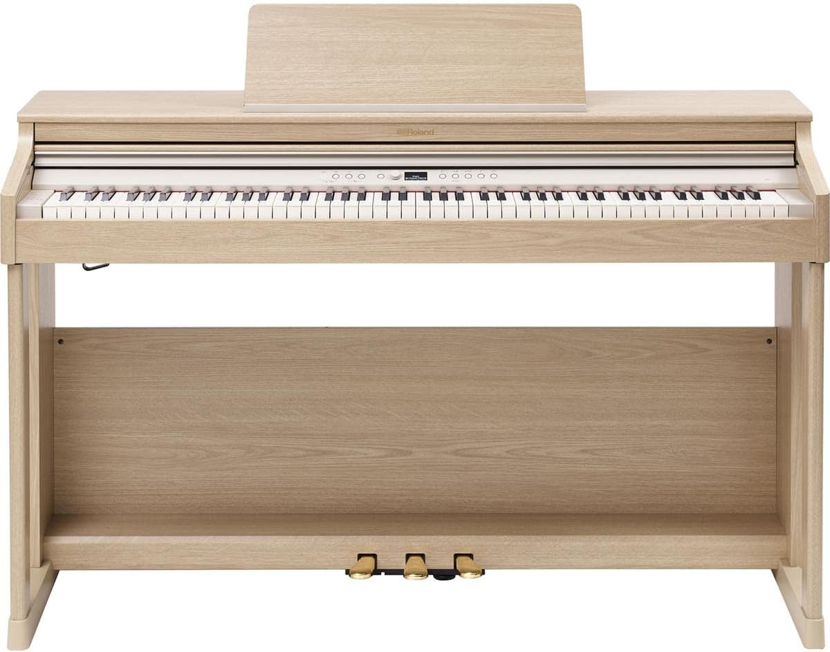 Roland RP701 88-Key Digital Piano Bundle Light Oak
