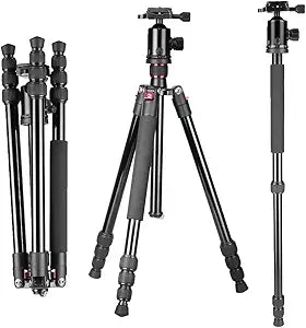 Neewer Neewer 64" Aluminum Alloy Camera Tripod Monopod