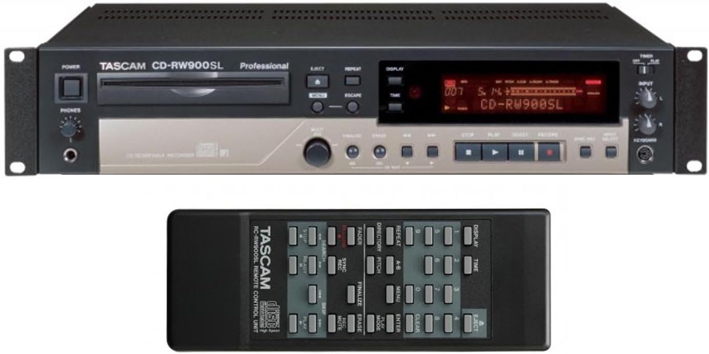 Tascam CD-RW900SL Professional Slot-Loading CD Recorder