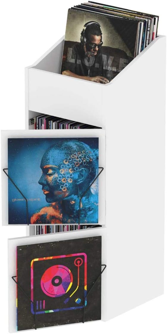 Glorious AMS-RECORD-DOOR-WHT White Record Box Display Door