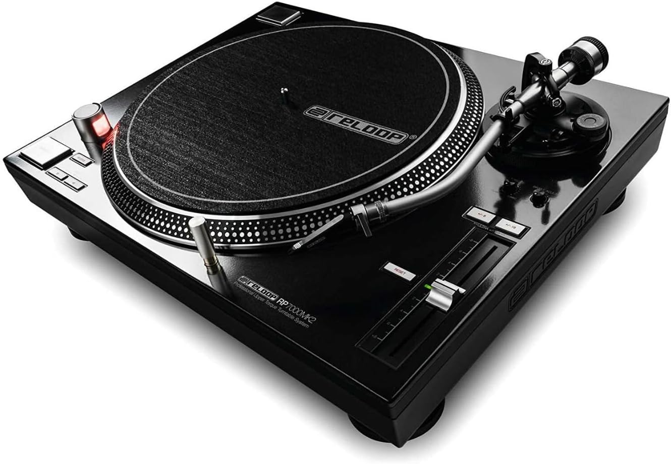 Reloop RP-7000 MK2 Turntable Pair Dust Cover Bundle