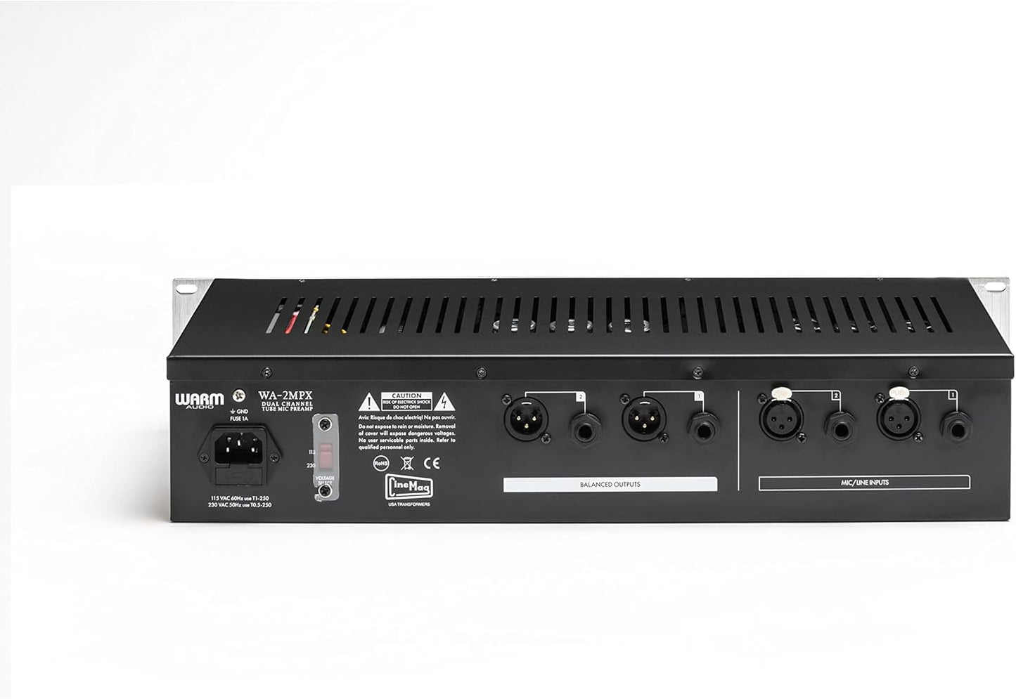 Warm Audio WA-2MPX Dual-Channel Tube Microphone Preamp
