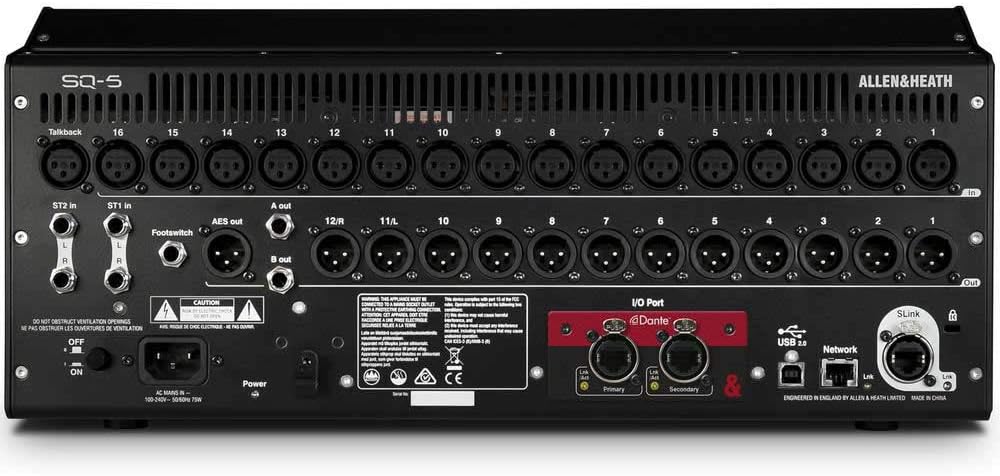 Allen & Heath SQ-5 48-Channel Digital Mixer 32x32 USB Interface