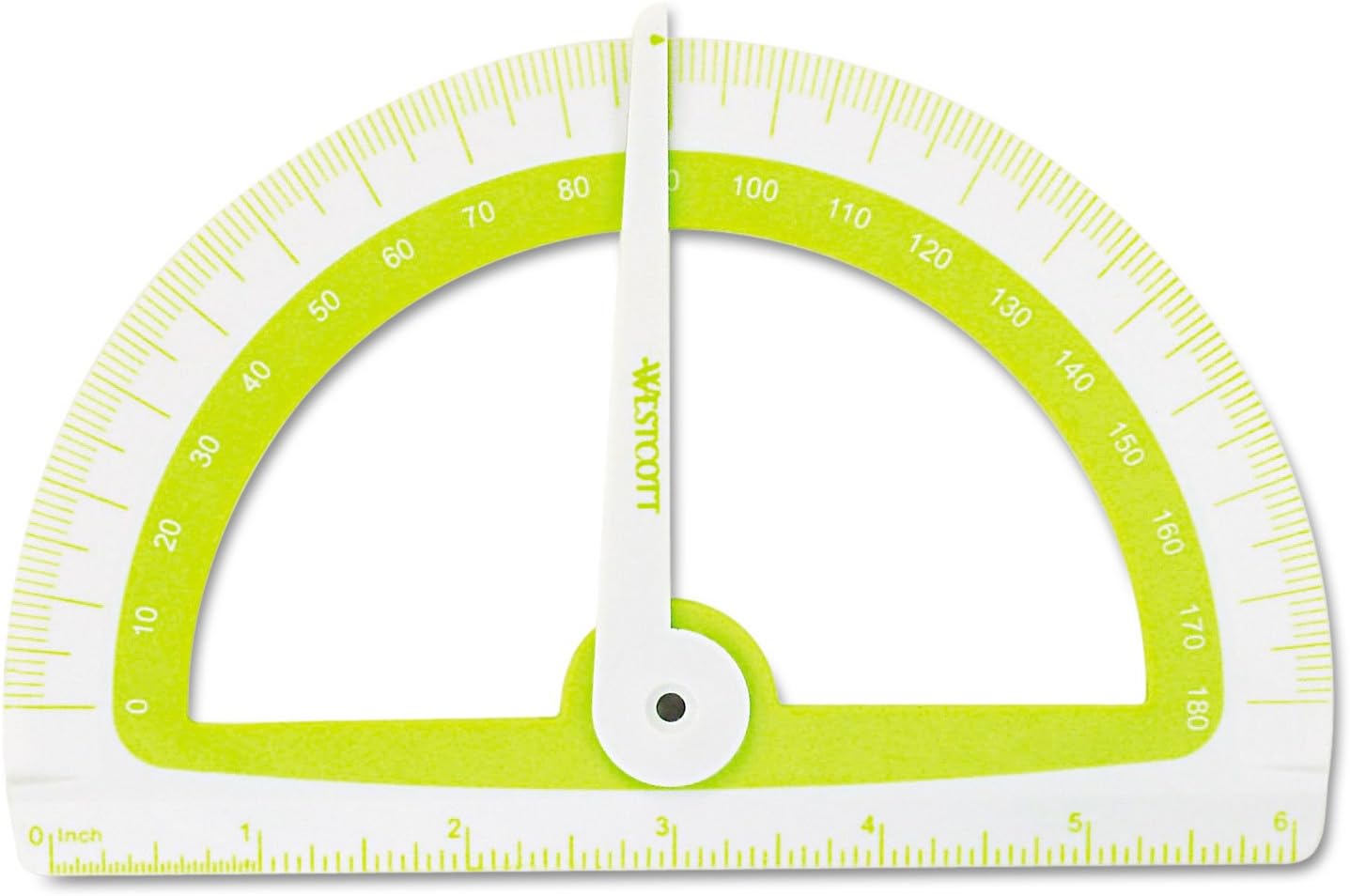 Westcott ACM14376 Soft Touch Protractor School Math Tool